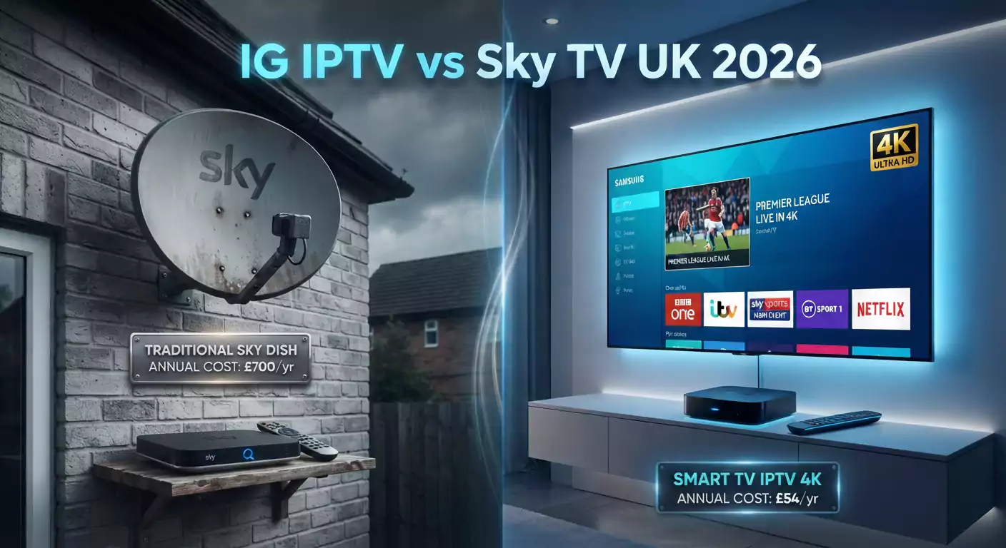 IG IPTV vs Sky TV UK 2026 &ndash; Why Switch? | IG IPTV 4K UK